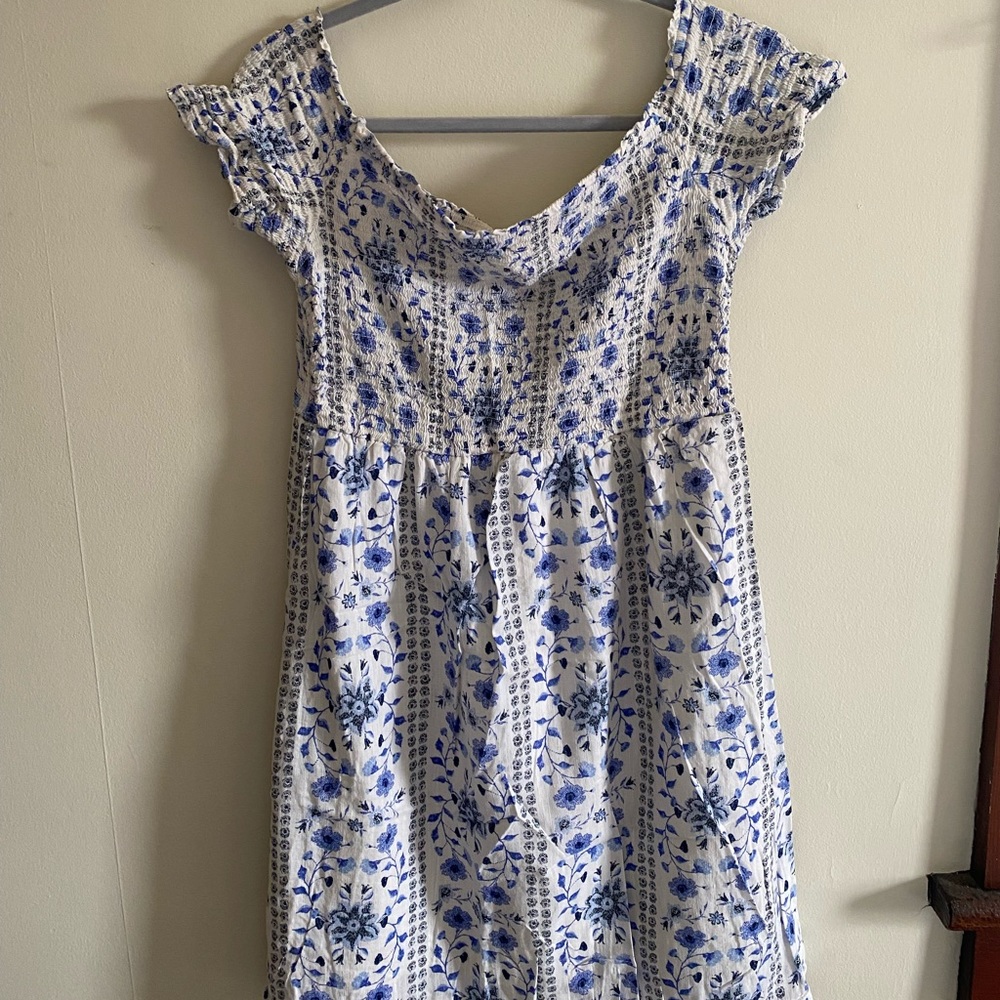 Floral off the shoulder summer dress